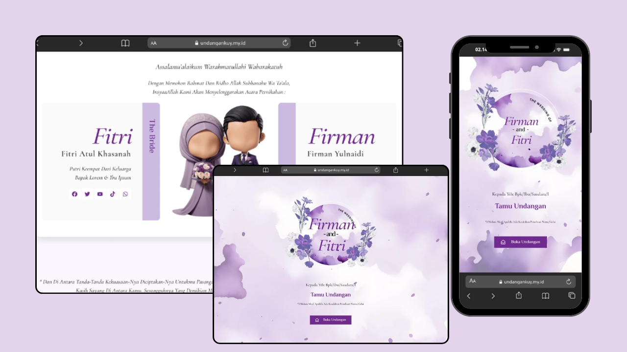 Mockup Undangan Digital